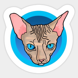 Sphynx cat Lover Cat Love Hairless Cat Sticker